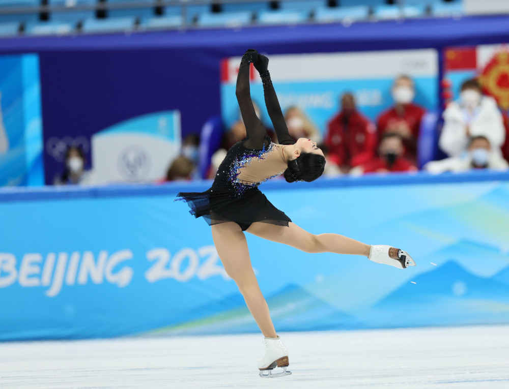 北京冬奥会花样滑冰团体赛女子单人滑短节目赛况14