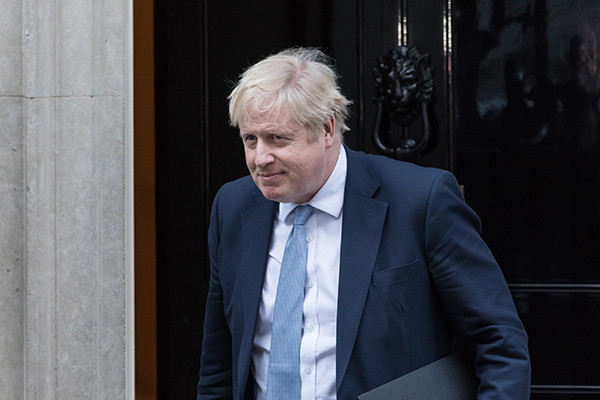 英国首相约翰逊.