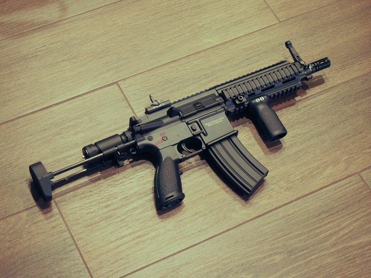 枪械图鉴hk416c突击步枪