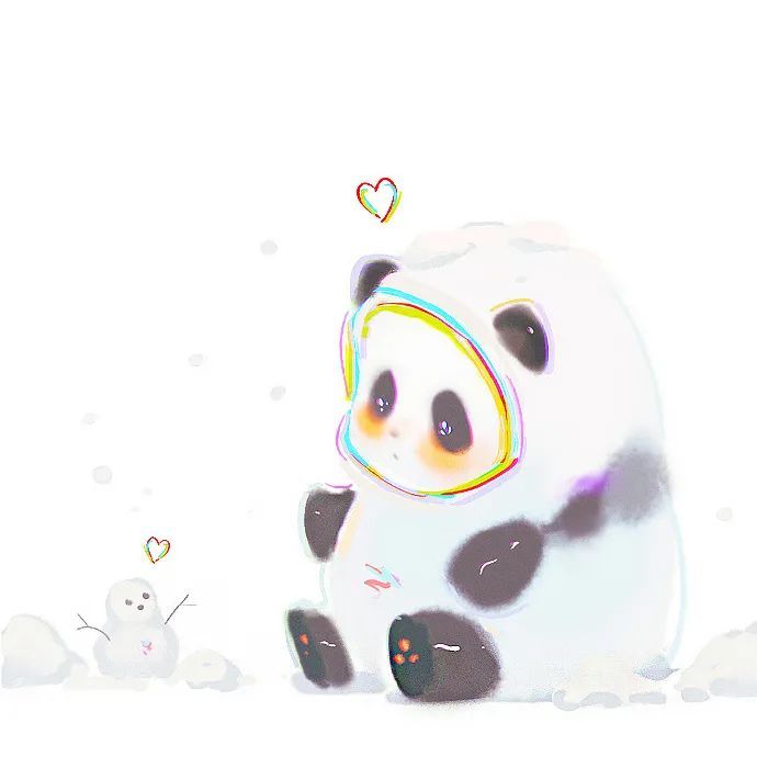冰墩墩头像雪容融头像冬奥吉祥物头像