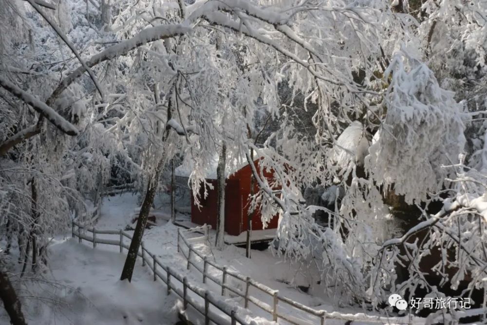 旅行摄影陕西宁强汉江源雪景太美了