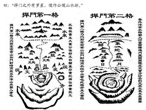 水口砂华表捍门罗星北辰