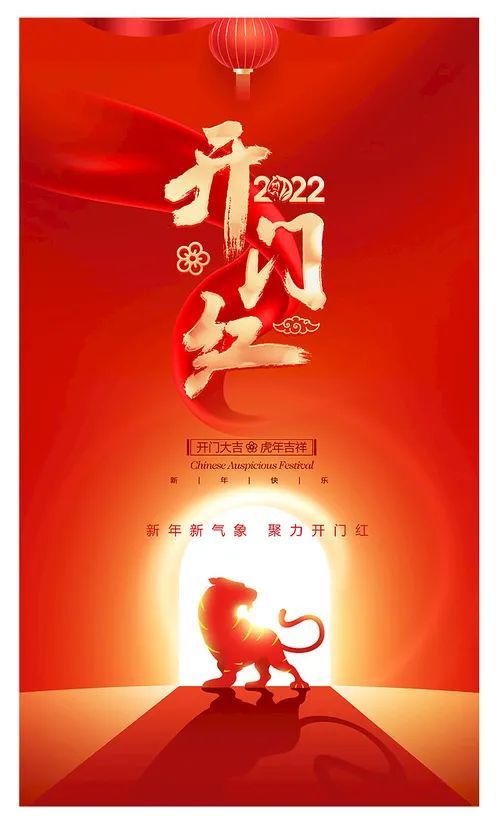 2022年祝愿大家开门大吉