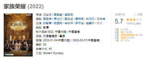 《爱回家》《家族荣耀