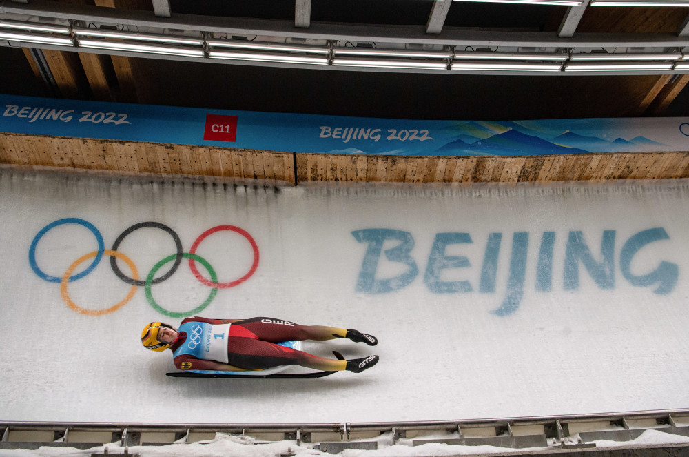 北京冬奥会雪橇女子单人雪橇德国选手纳塔莉盖森贝格尔夺冠4