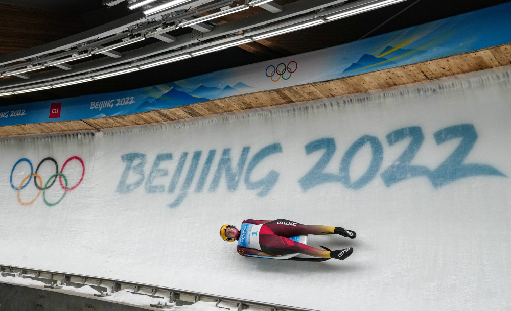 北京冬奥会雪橇女子单人雪橇德国选手纳塔莉盖森贝格尔夺冠4