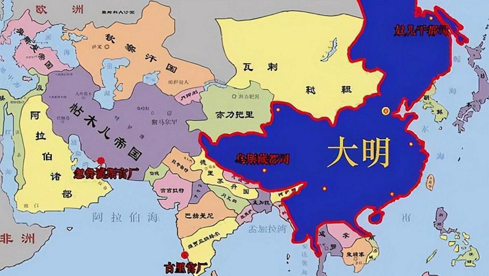 有人说明朝领土4800多万结合地图了解一下就知道是不是无脑吹