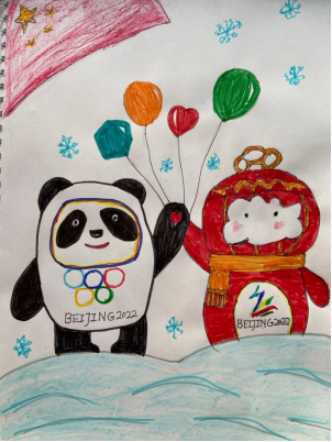 妇瞰冬奥魅力冰雪画说冬奥庆冬奥绘画比赛作品展二