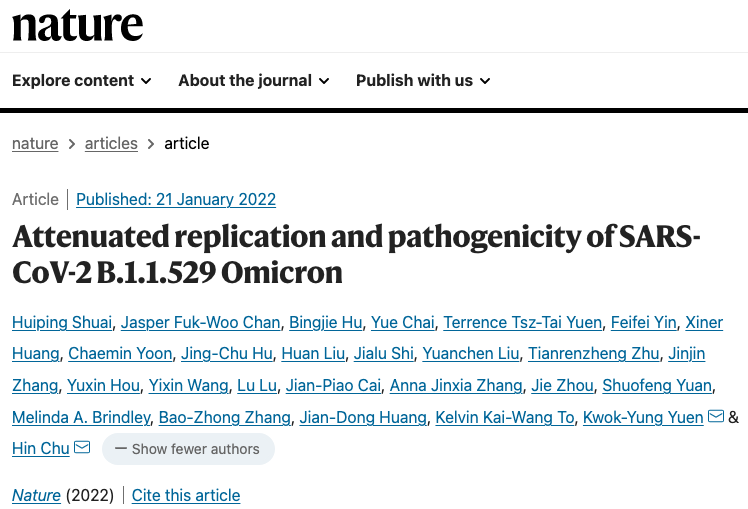 袁国勇研究团队在《自然》(nature)杂志在线发表题为 "attenuated