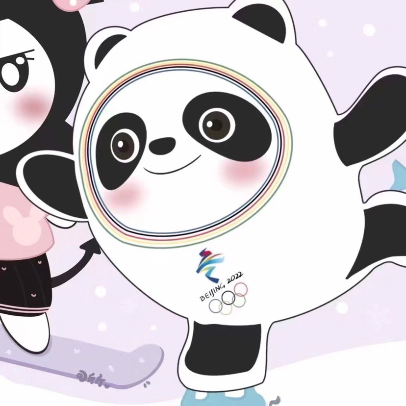 冬奥吉祥物冰墩墩和雪容融情侣头像你喜欢吗快和你的另一半用起来吧