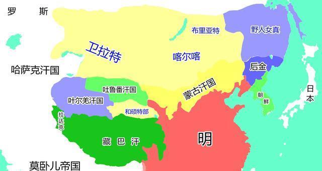 从地图看明朝疆域变迁抛开地图开疆200多年的分裂清晰可见