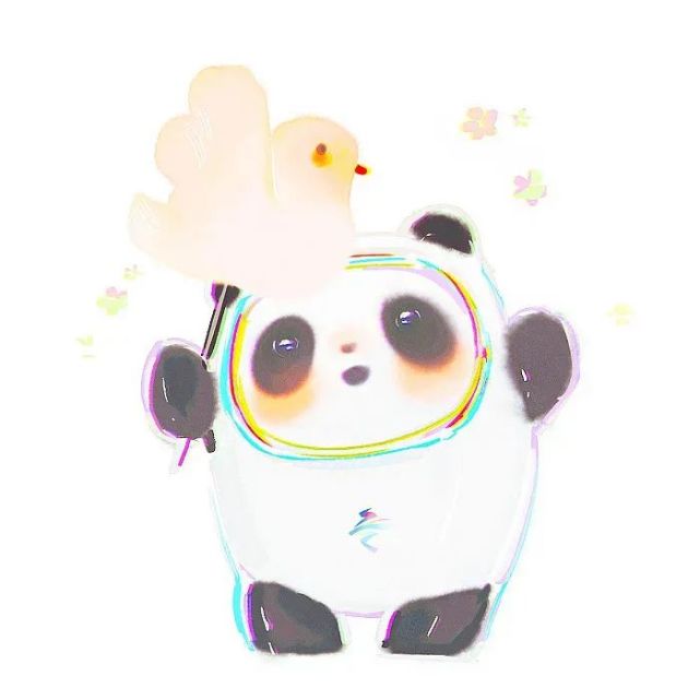 冰墩墩头像～冰墩墩表情包