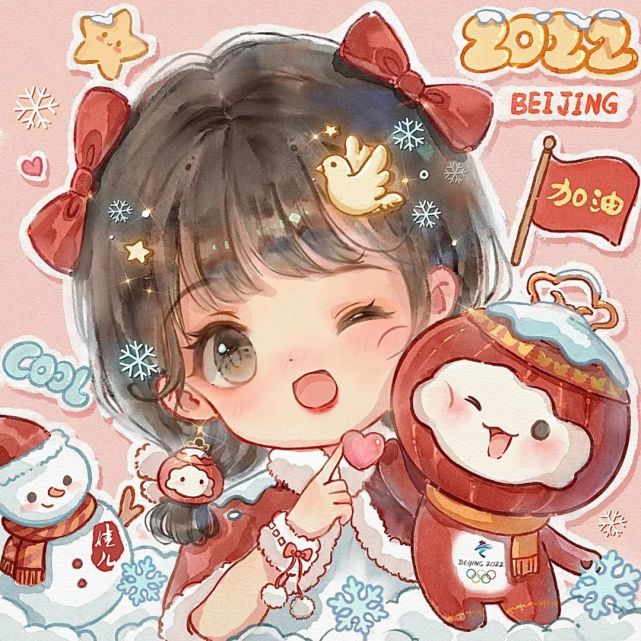 头像丨可爱好看的冬奥头像 冰墩墩雪容融