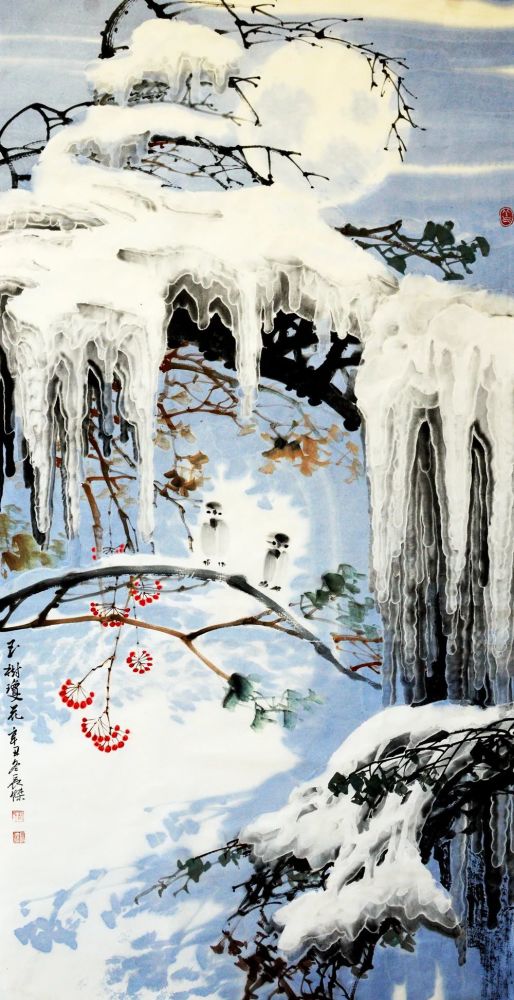 【作品鉴赏】薛长杰,牡丹江市书画院专职画家,中国美术家协会会员