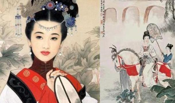 而且很有才华,唐玄宗都给她们封了"国夫人"的称号,其中虢国夫人就是