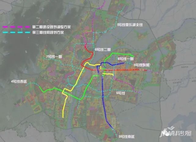 南昌地铁3期最新规划曝光