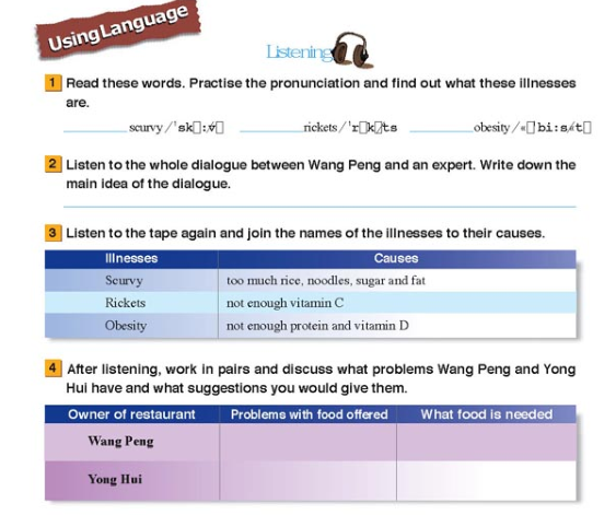 knowledge aims:1) students can understand a conversa-tion