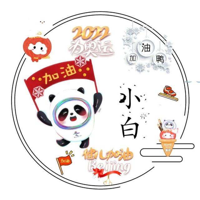 冰墩墩雪容融姓氏头像