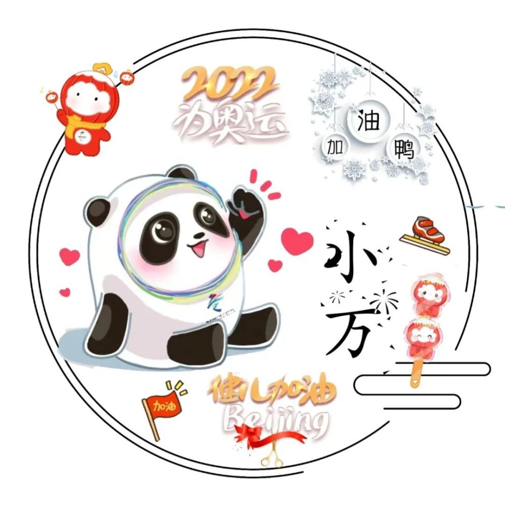 冰墩墩雪容融姓氏头像