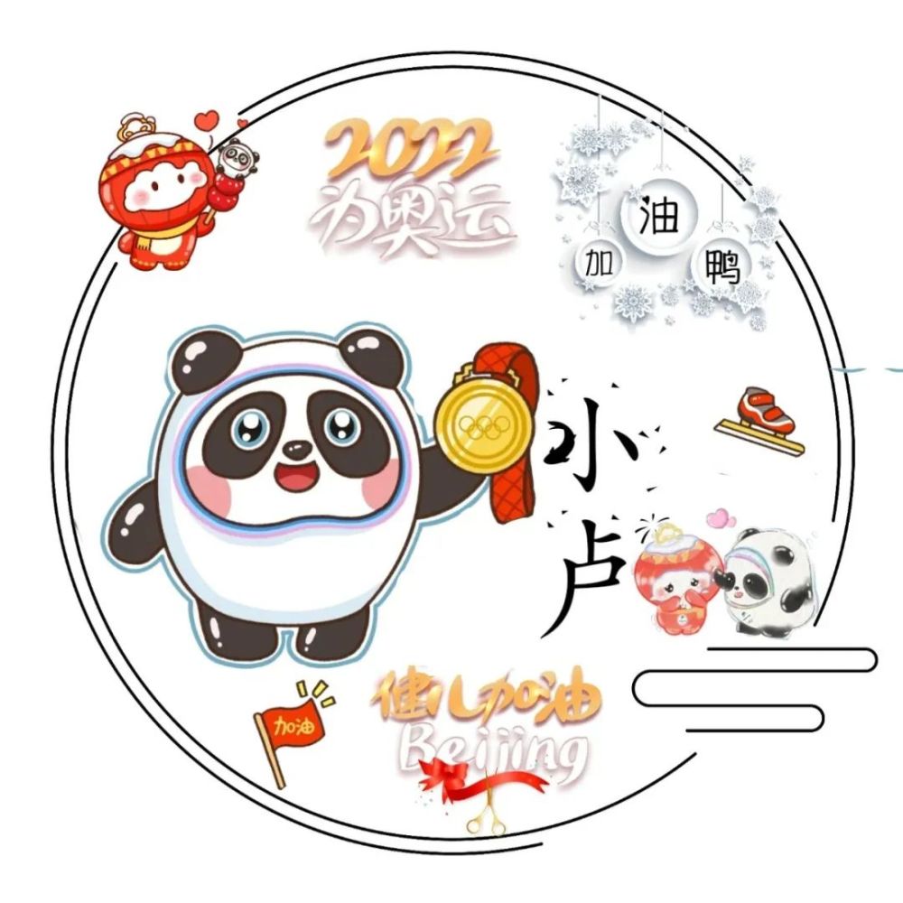 冰墩墩雪容融姓氏头像