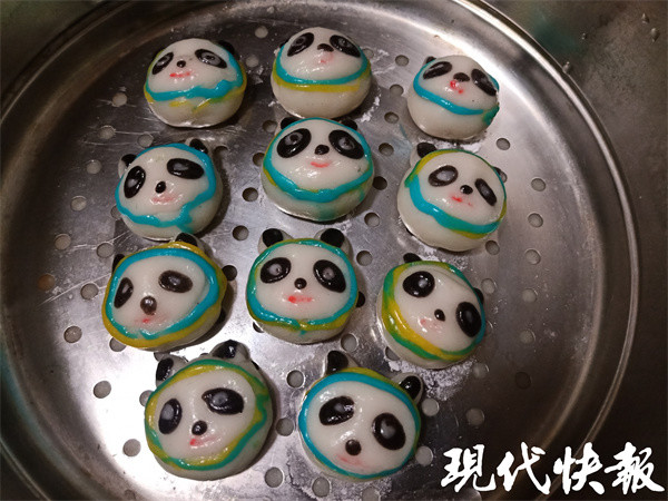 南京大叔diy冰墩墩汤圆迎元宵佳节