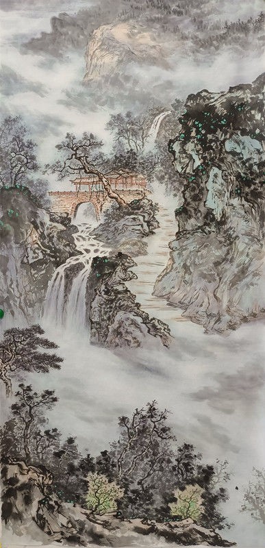 著名山水画家吕景辉作品欣赏