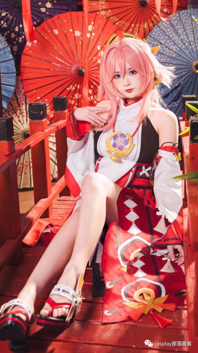 cos:原神八重神子cos正片@七海_腾讯网
