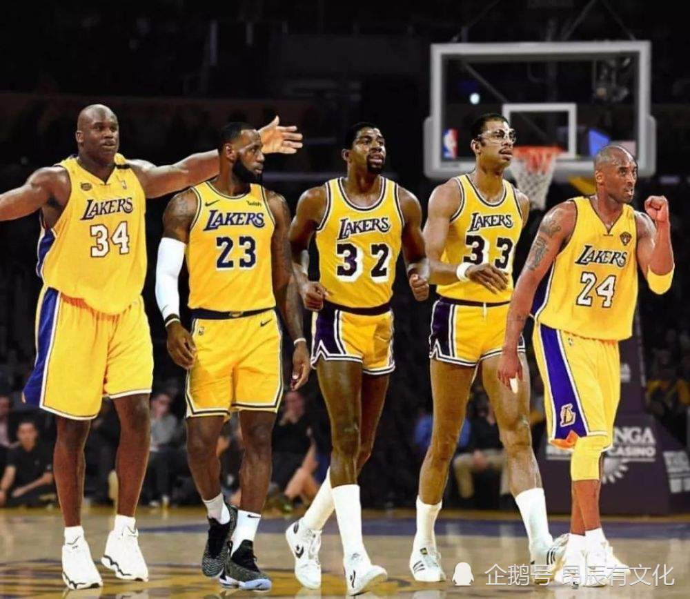 nba75周年最强阵容之湖人队科比和詹姆斯领衔75大球星中有11位入选