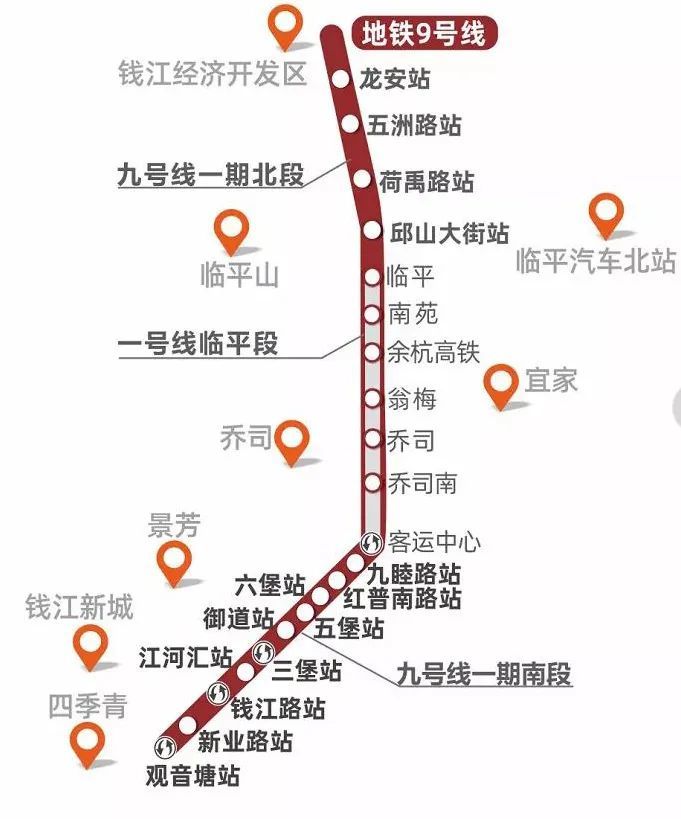 杭州地铁7号线9号线机场轨道快线最新消息来了