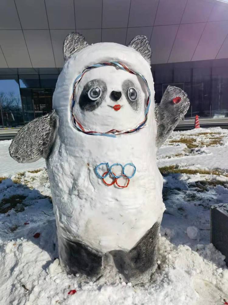 冰墩墩太火了雪人冰墩墩图集