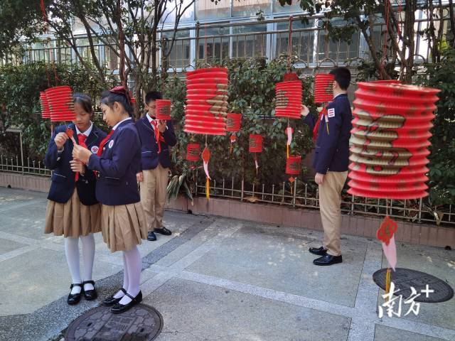 赏"灯"写"元宵",冬奥造型模仿秀……越秀区桂花岗小学开学日品味广府