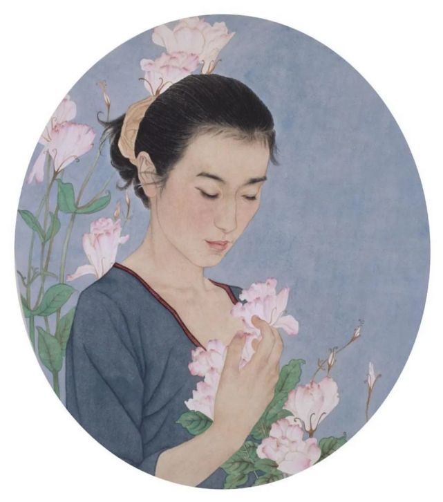 张猛工笔人物——朦胧诗化的抒情意境