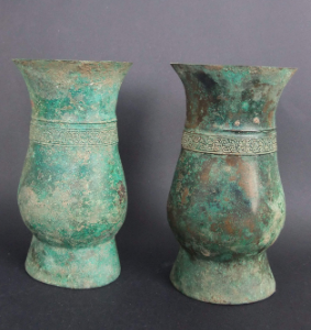 古代中国青銅器　斝　酒器 文物解密古代饮食文化——商周青铜酒器- 味觉中国- 华夏经纬网