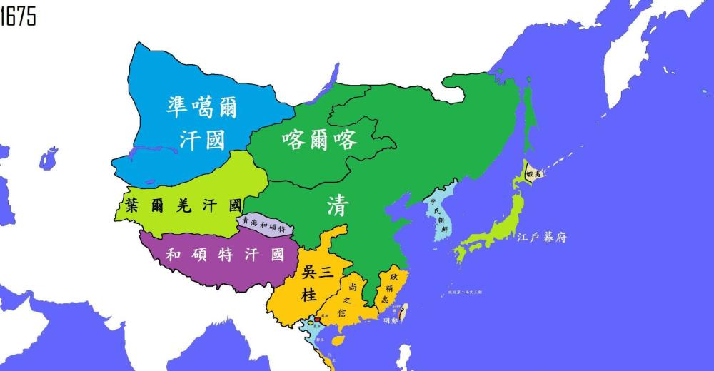 最终被清朝扑灭;1644年形势公元1664年,清朝剿灭中国大陆最后一个抗清