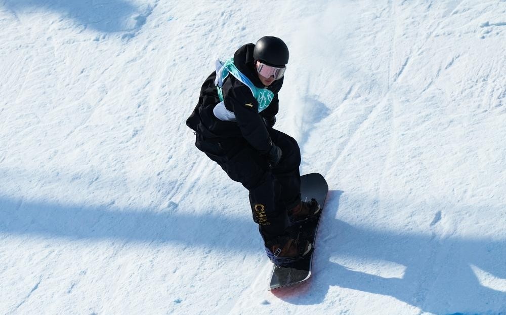 组图苏翊鸣摘得中国单板滑雪冬奥首金