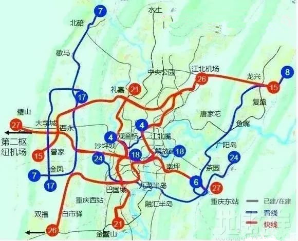 重庆轨道交通十四五规划公布未来地铁房要烂大街了