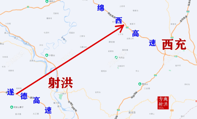 射洪新增一条高速公路!