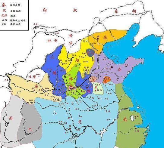 秦国历史地图变化看中国第一个大一统帝国是如何形成的