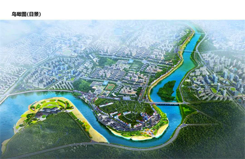 新宁县城防洪堤及沿江风光带建设项目呈现夫夷新八景