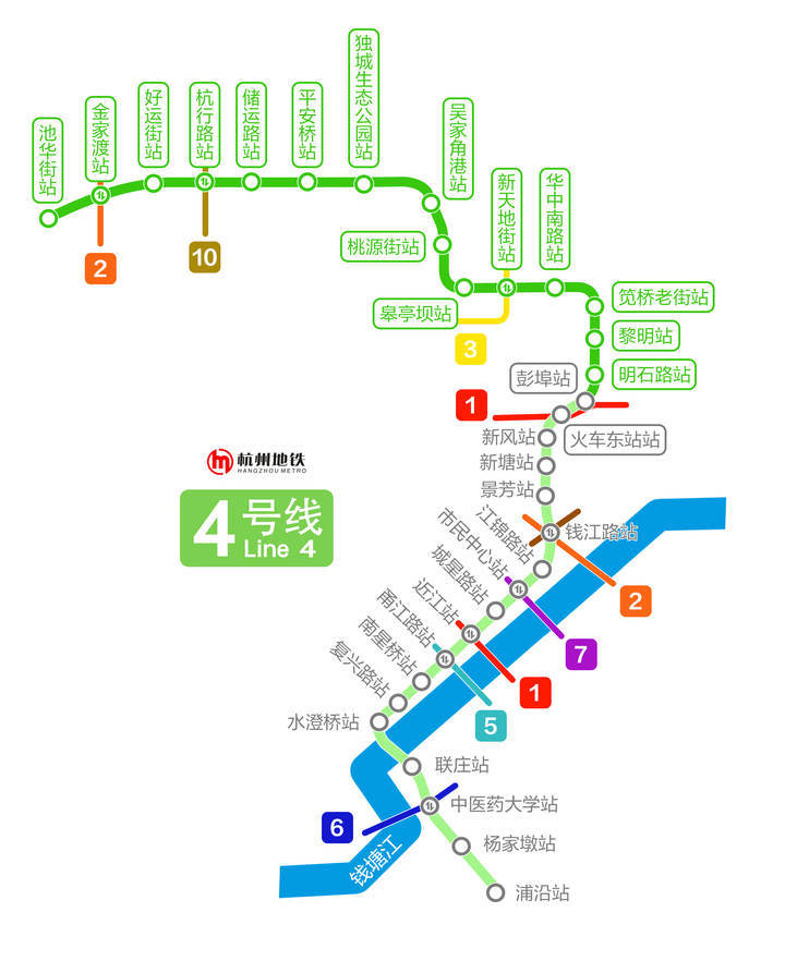 杭州地铁3号线首通段4号线二期10号线首通段都要来了网友幸福来得太