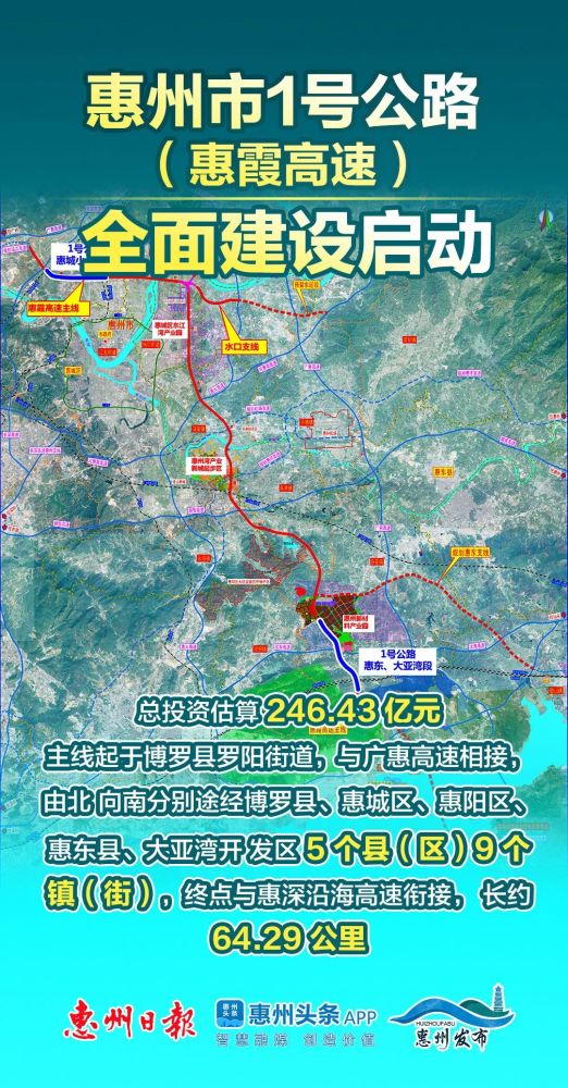 惠州市1号公路全面建设正式启动