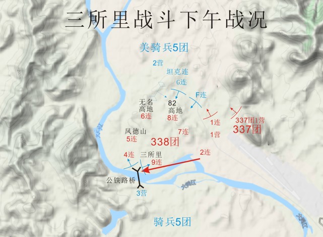 三所里后,从三所里南边的大同江公铁路桥通往顺川;另一条经过龙源里