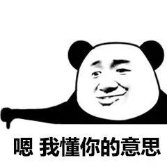 熊猫头表情包你懂我的意思吧