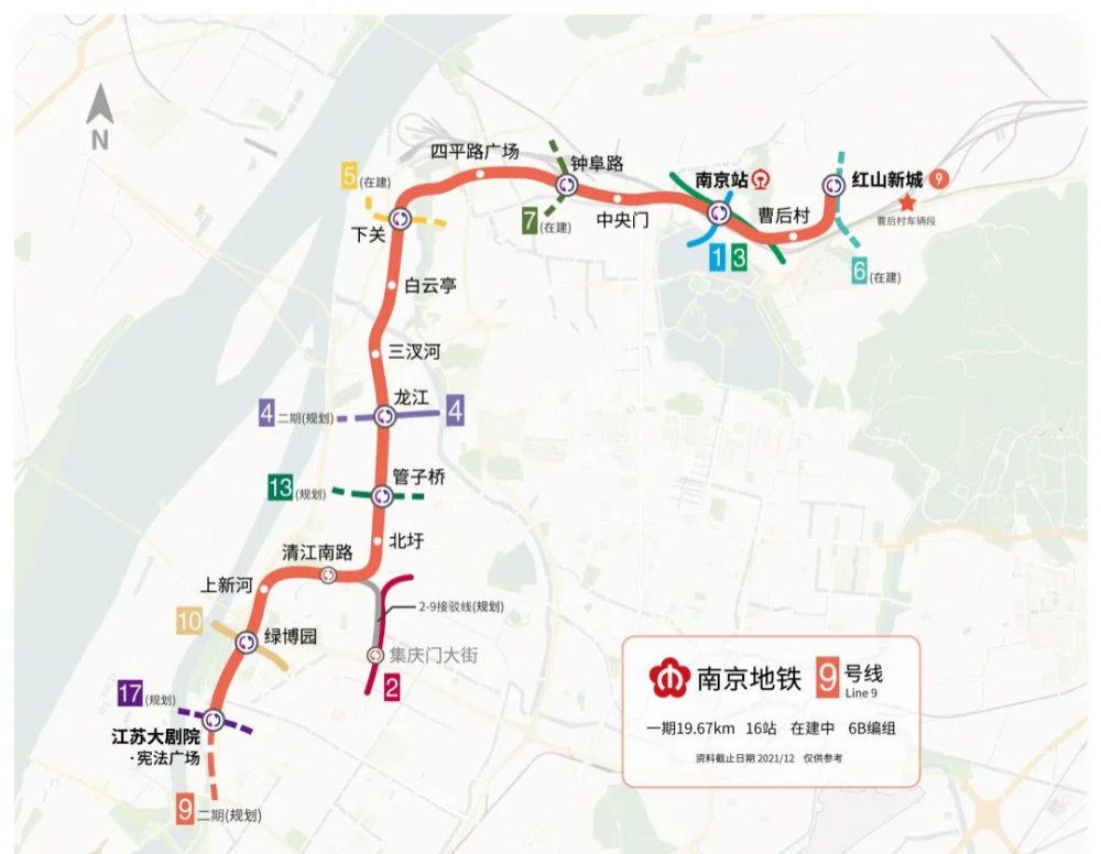 南京地铁 10 号线二期工程,经过雨花台区,秦淮区和江宁区,线路起于安