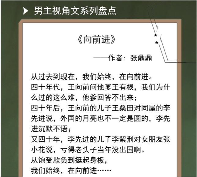 五本男主视角文推荐如何在事业上奋力拼搏在爱情上忠贞不二