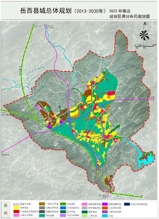 最新岳西县城总体规划20132030年公示