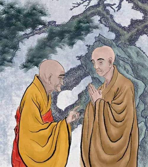 达摩祖师终悟大道活到150岁面壁九年将身影刻在墙壁上