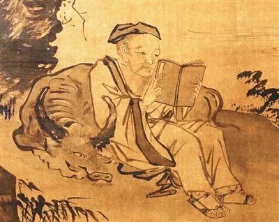 古画里的读书人