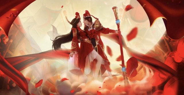 王者荣耀大圣娶亲一生所爱cpcosplay