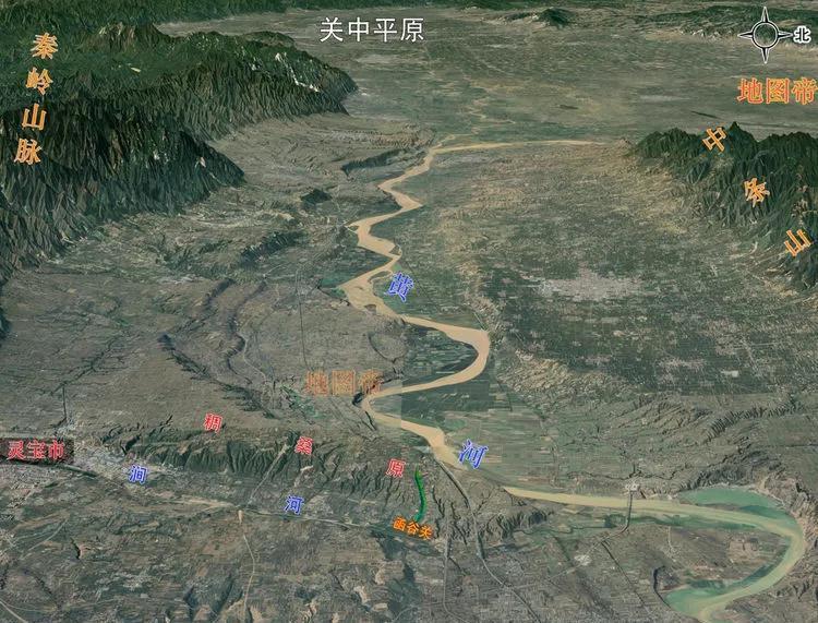 关中的得名道路系统与重大历史事件